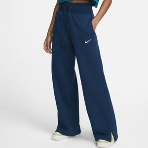 Nike high-waisted wide-leg sweatpants